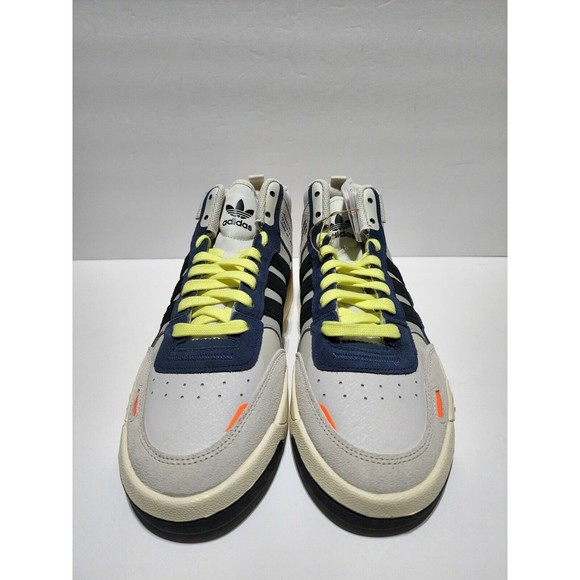 Adidas Originals Post UP Cloud White Navy Blue  Basketball Shoes H00173 Size 8.5 - Picture 9 of 12